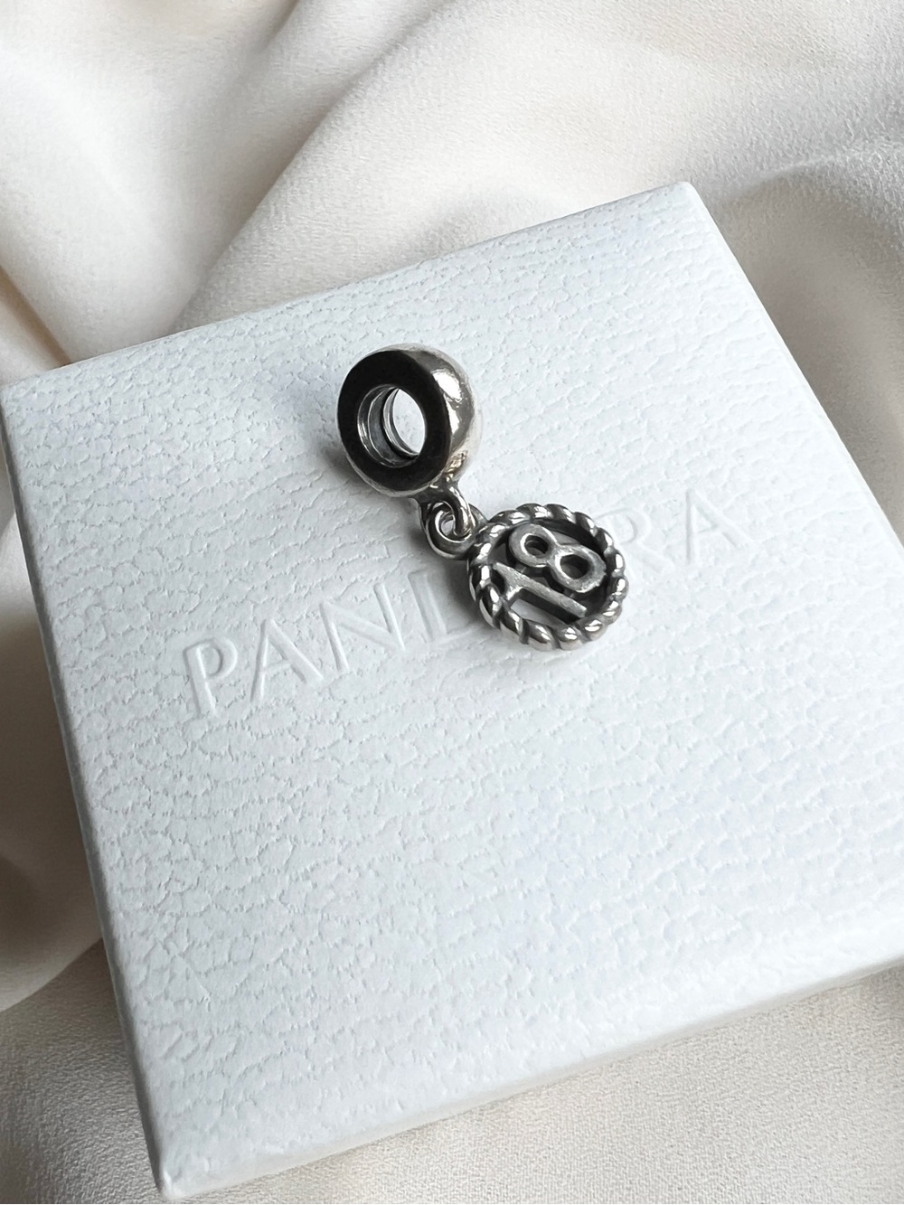 PANDORA 18TH CELEBRATION DANGLE CHARM